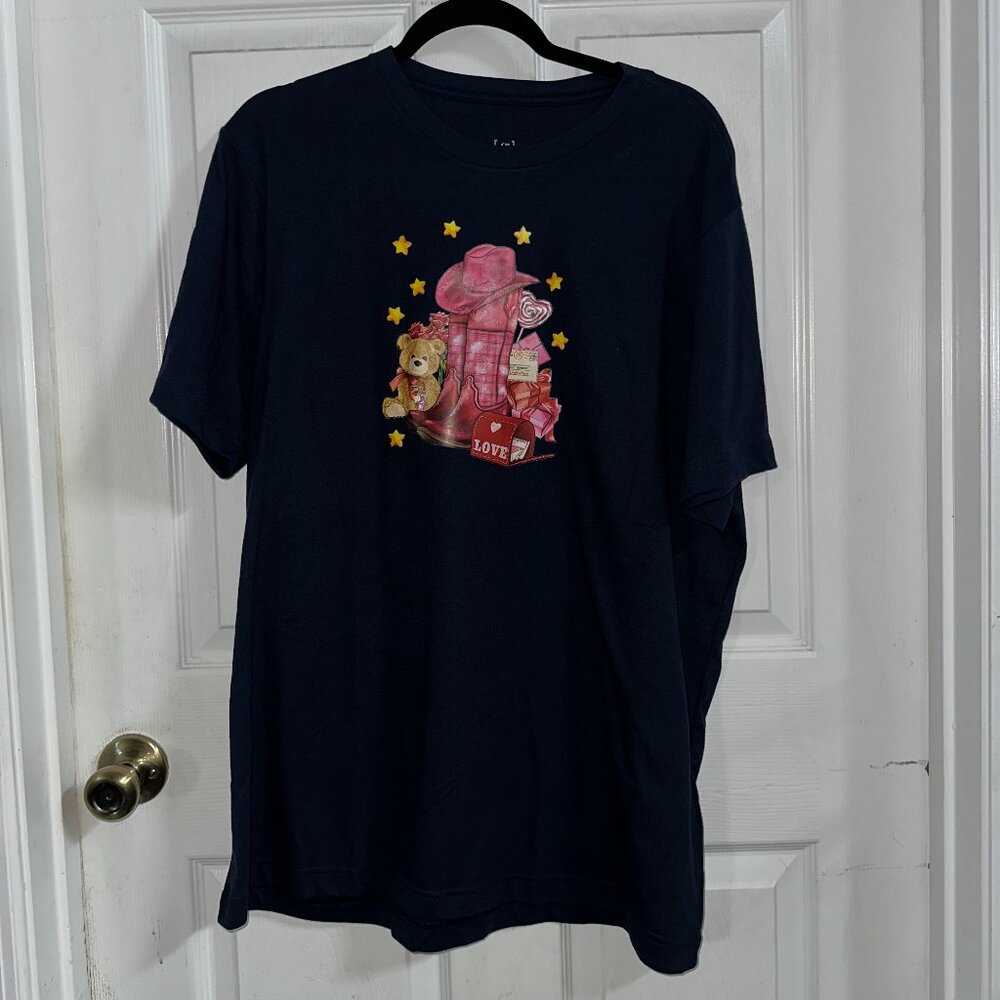 NEW Handcrafted Love/Valentine Shirt Size XL